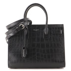 YLS SAC DE JOUR CROCODILE-EMBOSSED HANDBAG