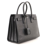 YLS SAC DE JOUR CROCODILE-EMBOSSED HANDBAG