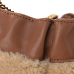 YLS SHEARLING PAC PAC HOBO BAG