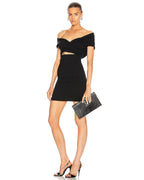 YLS UPTOWN CROC EMBOSSED CLUTCH BAG
