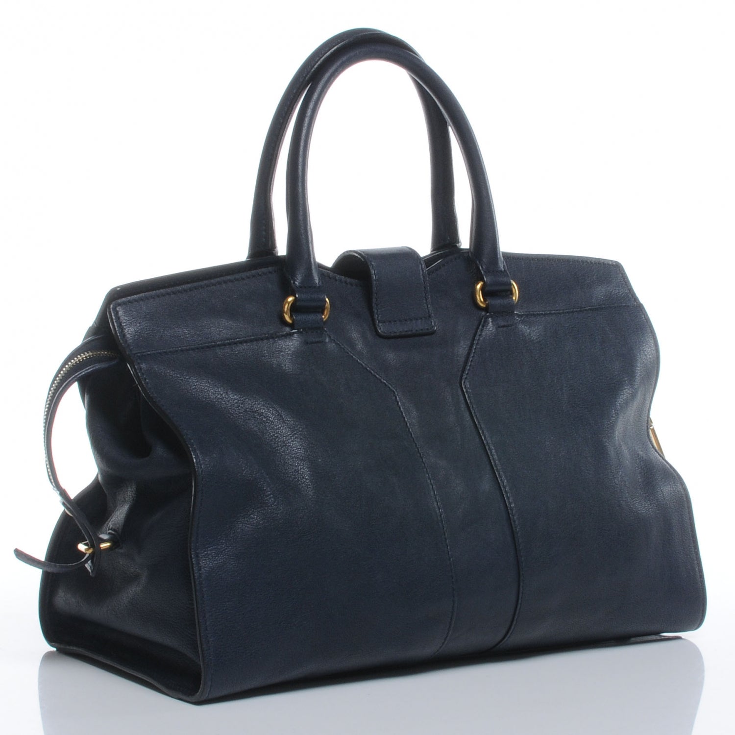 YLS LEATHER MEDIUM Y CABAS CHYC TOTE BAG