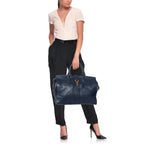 YLS LEATHER MEDIUM Y CABAS CHYC TOTE BAG