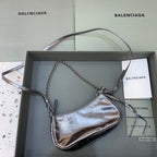 BLN-Ciaga Le Cagole Mini Bag With Chain In Grey, For Women,  Bags 8.2in/21LO