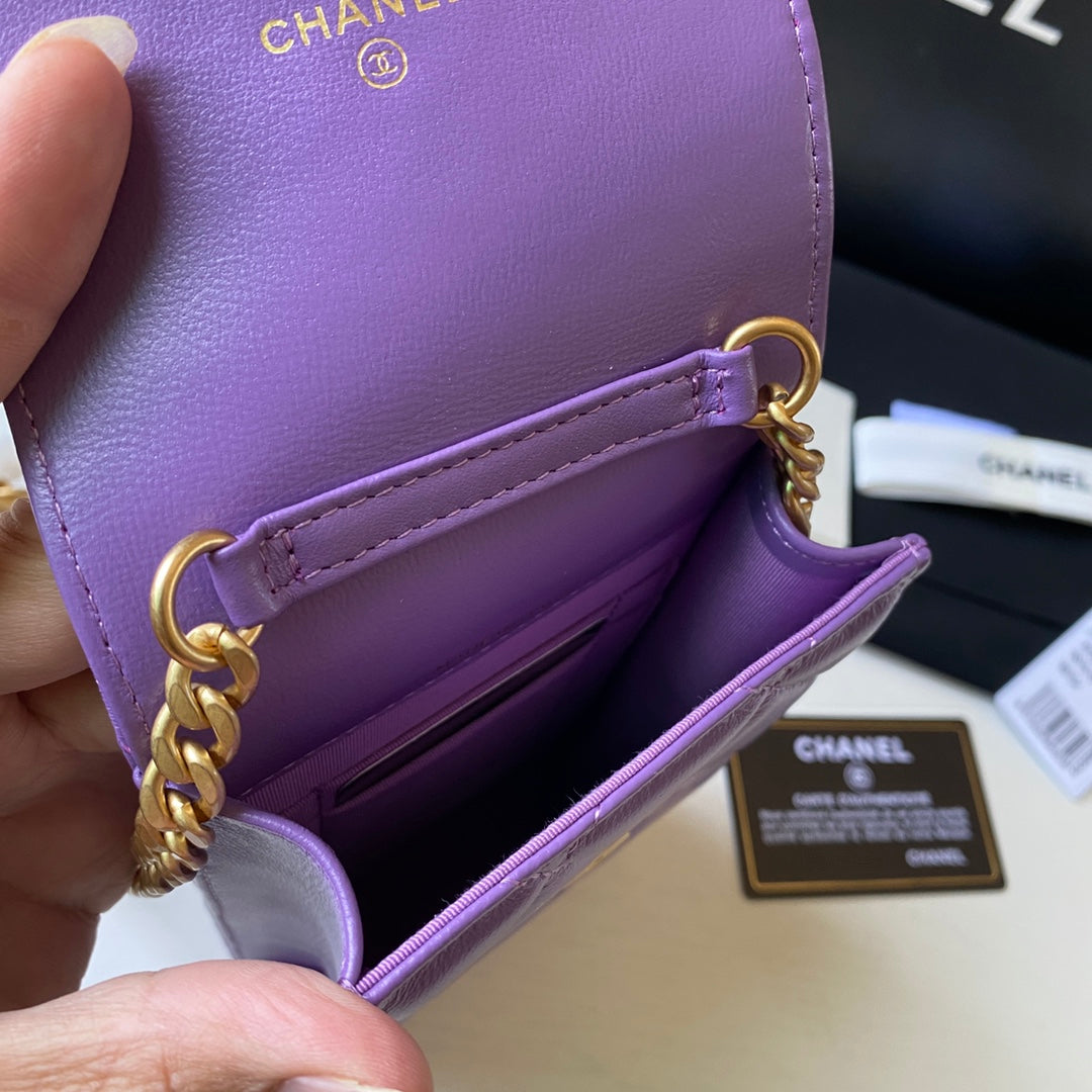 CHL - Phone Holder Purple Bag For Women 15LO/6in
