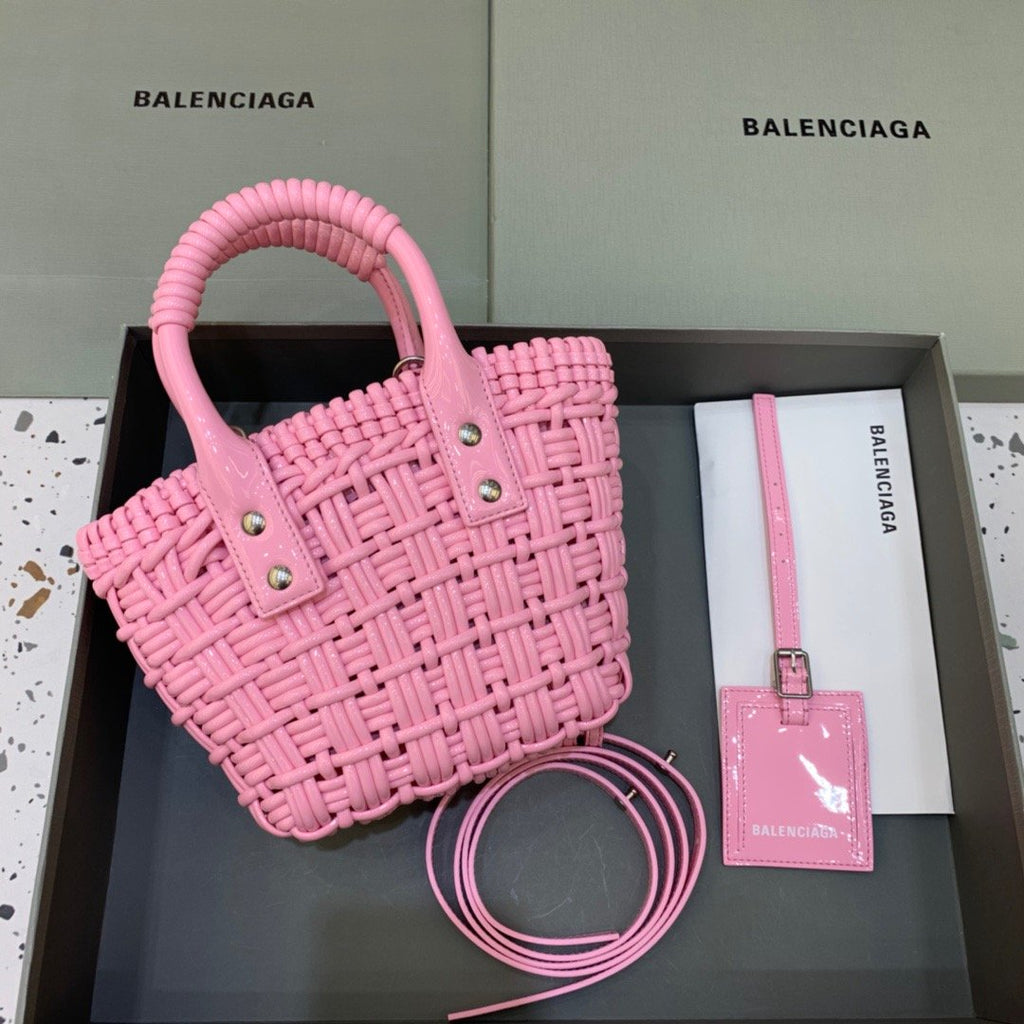 BLN-Ciaga Bistro XS Basket With Strap In Pink, For Women,  Bags 16.1in/41LO