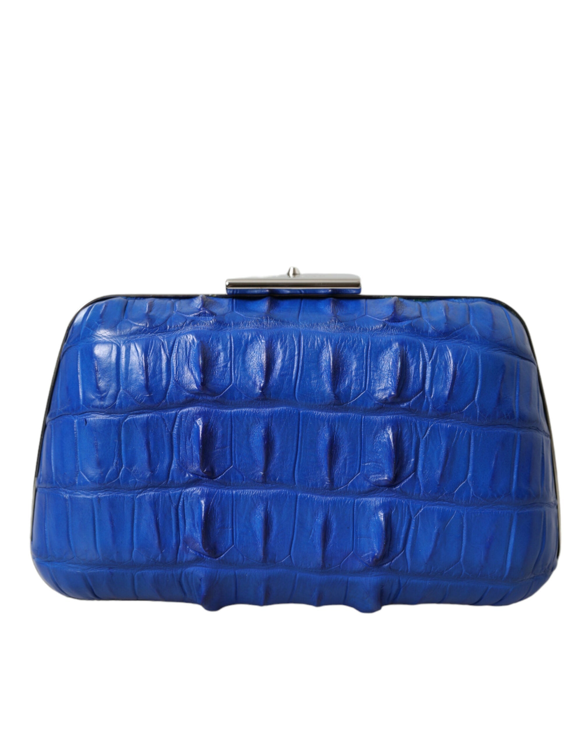 Blnciaga Electric  Crocodile Skin Women's Clutch