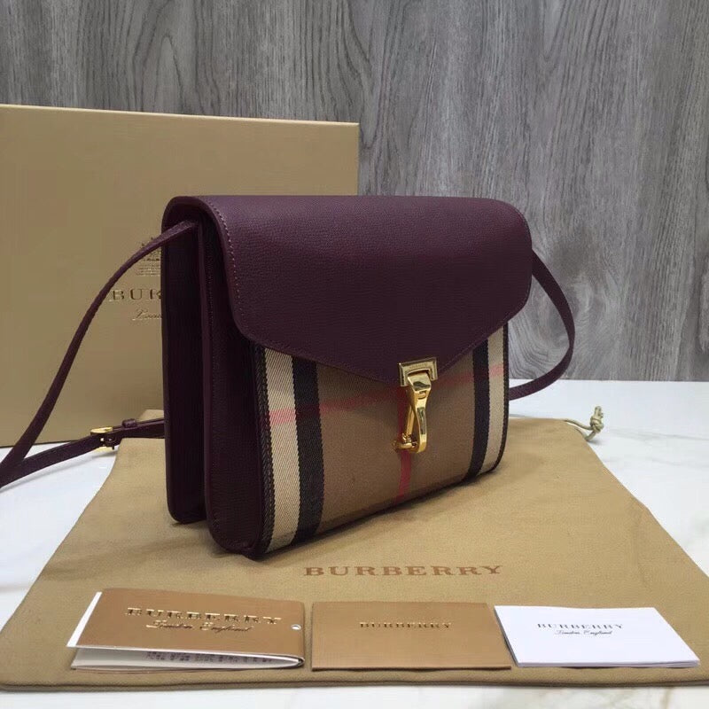 B-Berry - BB  Small  Check And Crossbody Bag Purple For Women, Bags 9in/24LO