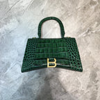 BLN-Ciaga Hourglass Small Handbag In Dark Green, For Women,  Bags 9in/23LO 5935461LRGM3011