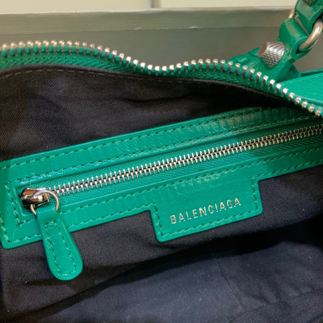BLN-Ciaga Le Cagole XS Shoulder Bag In Dark Green, For Women,  Bags 13in/33LO