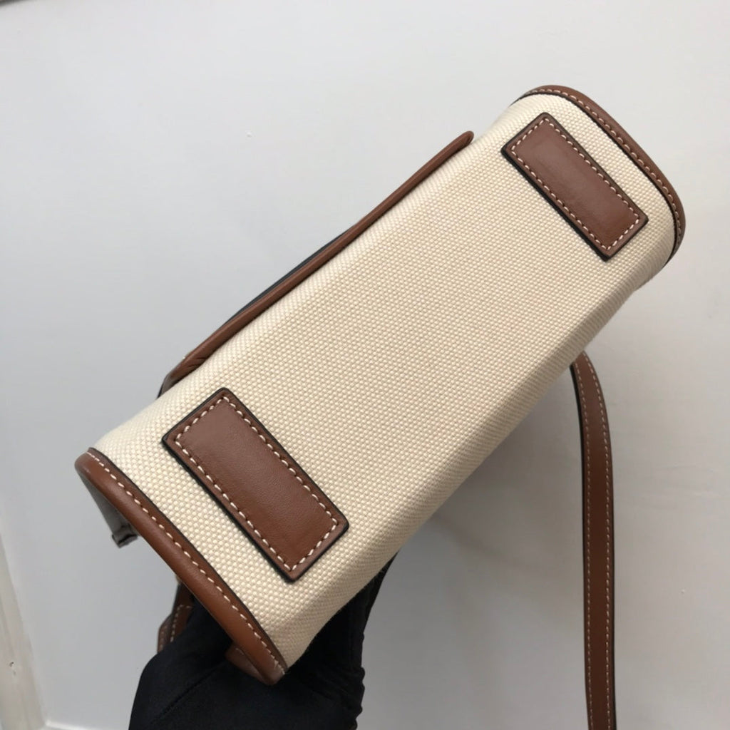 B-Berry - BB  Mini Two-tone Canvas And Freya Tote For Women, Bags 9.1in/23LO 80441431