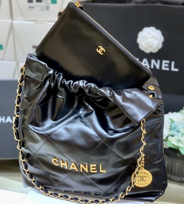CHL -  22 Handbag Black For Women 14.4in/37LO AS3261 B08037 94305