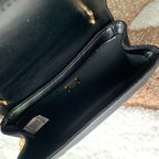 B-Berry - BB  Horseferry Print Quilted Small Lola Bag Monogram Black For Women, Bags 9in/23LO 80216191