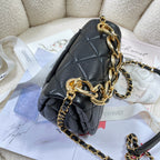 CHL - Mini Flap Bag Gold Hardware Black For Women Handbags, Shoulder Bags 6.7in/17LO AS3365