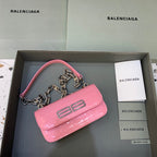 BLN-Ciaga Gossip Small On Chain Shoulder Bag Pink, For Women,  Bags 7.4in/19LO
