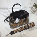 B-Berry - BB  Small Banner  Check And Tote Black For Women, Women’s Bags 10.5in/26LO