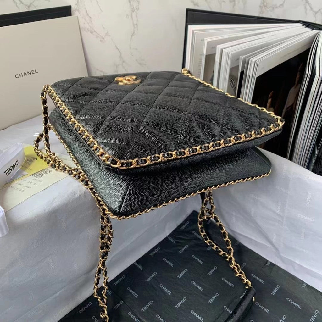 CHL - Small Shopping Bag Black For Women Bags 9.1in/23LO AS3470 B08850 94305