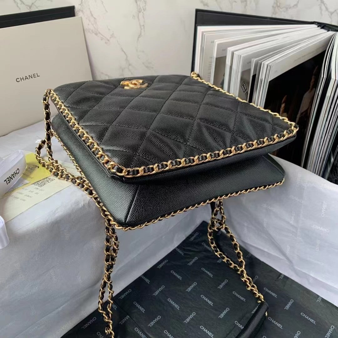 CHL - Small Shopping Bag Black For Women Bags 9.1in/23LO AS3470 B08850 94305