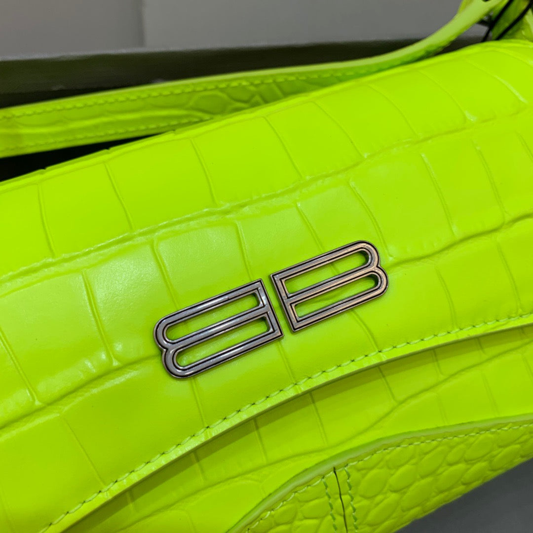 BLN-Ciaga XX Small Flap Bag Box Green Neon, For Women,  Bags 10.6in/27LO