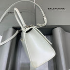 BLN-Ciaga Hourglass Small Handbag In White, For Women,  Bags 9in/23LO 5928331QJ4Y9028