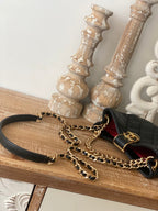 CHL - Small Hobo Bag Gold Hardware Black For Women Handbags, Shoulder Bags 7.5in/19LO