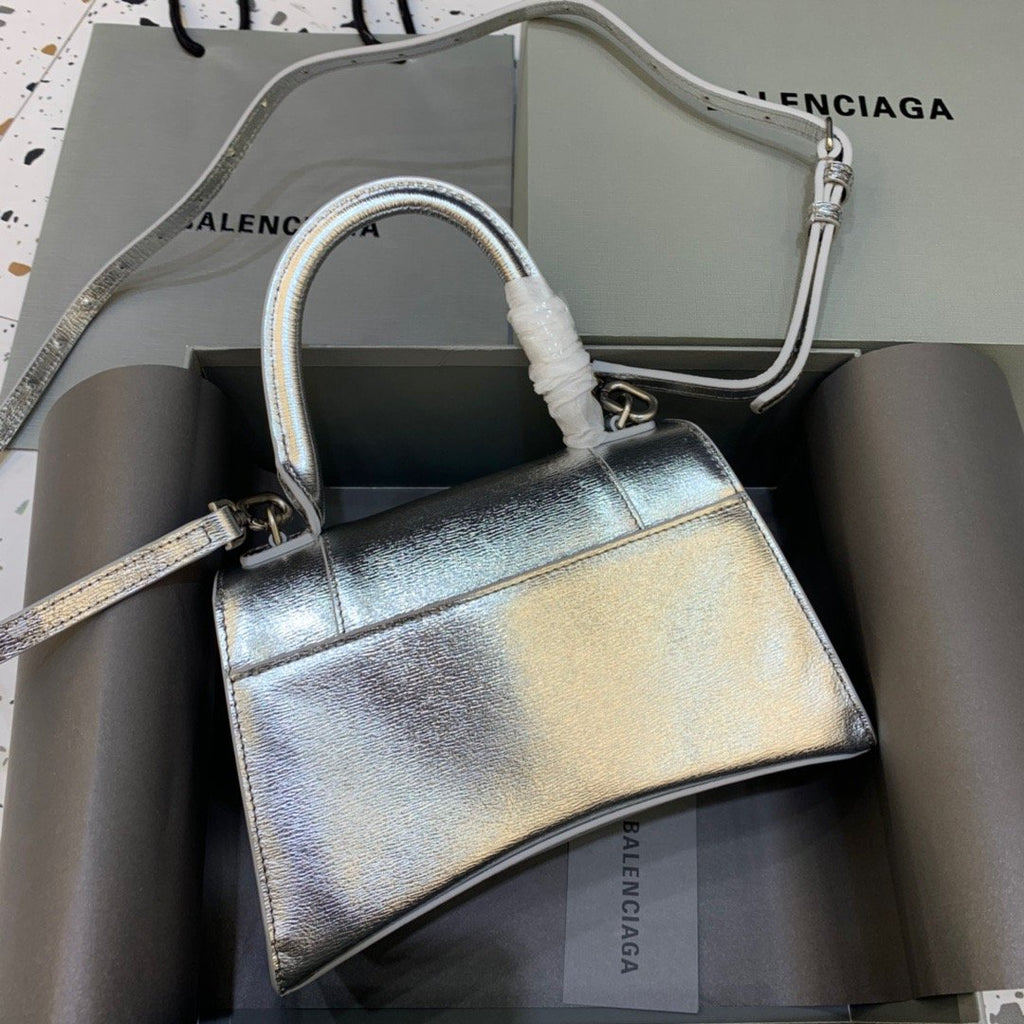 BLN-Ciaga Hourglass Small Handbag In SliTLM -, For Women,  Bags 9in/23LO