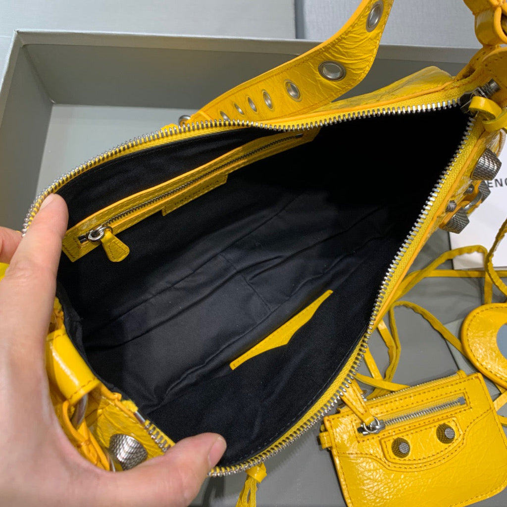 BLN-Ciaga Le Cagole XS Shoulder Bag In Yellow, For Women,  Bags 13in/33LO