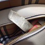 B-Berry - BB  Small Embossed Crest Tote White For Women, Bags 13.8in/35LO