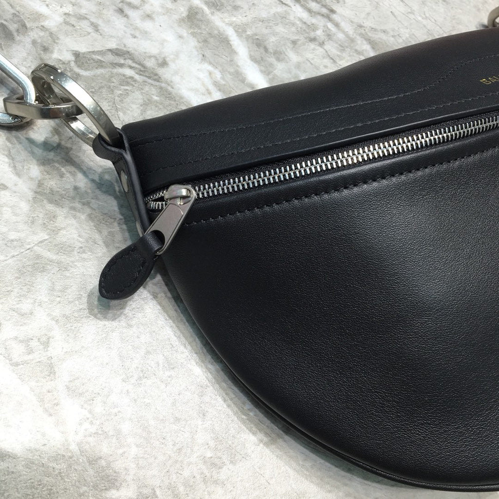BLN-Ciaga Souvenir XXS Belt Bag In Black, For Women,  Bags 11.8in/30LO