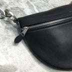 BLN-Ciaga Souvenir XXS Belt Bag In Black, For Women,  Bags 11.8in/30LO