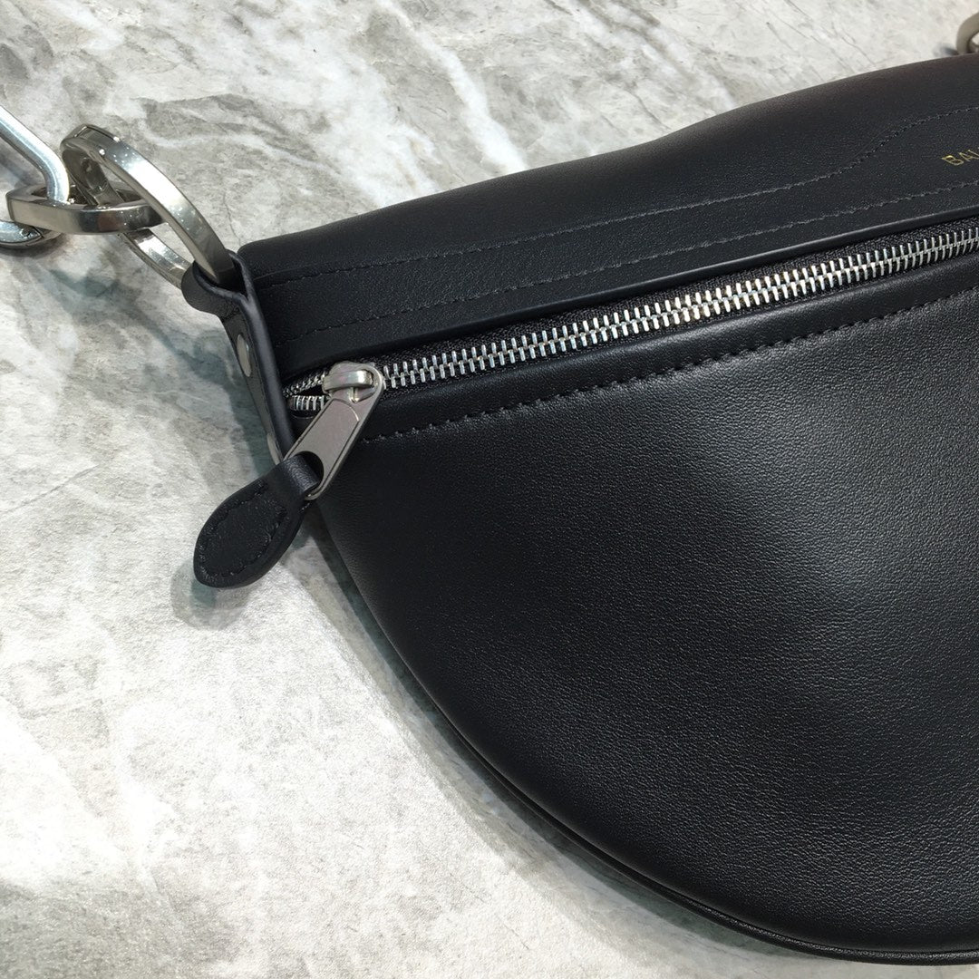 BLN-Ciaga Souvenir XXS Belt Bag In Black, For Women,  Bags 11.8in/30LO