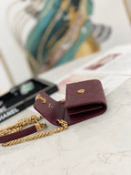 CHL - Mini Flap Bag Gold Toned Hardware Red For Women 4.7in/12LO