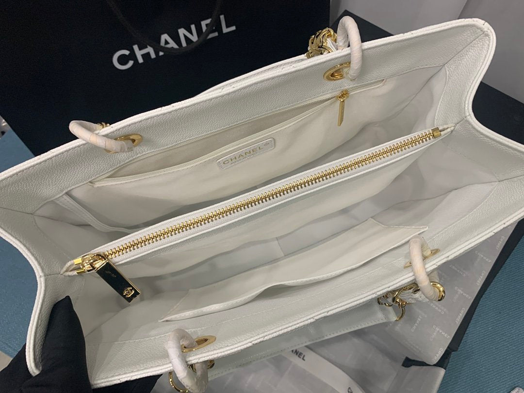 CHL - Tote Bag Spring Collection Gold Hardware White For Women 13in/33LO
