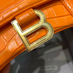 BLN-Ciaga Hourglass XS Handbag In Orange, For Women,  Bags 7.4in/19LO
