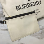 B-Berry - BB  The Large Soft Cotton Canvas Belt Bag Black For Women, Women’s Bags 16.5in/42LO