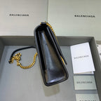 BLN-Ciaga Hourglass Wallet On Chain in Black, For Women,  Bags 9in/23LO