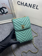CHL -  Chevron Trendy CHL -  Phone Mint Bag For Women 18LO/7in