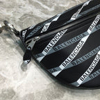 BLN-Ciaga Souvenir XXS Belt Bag In Black, For Women,  Bags 11.8in/30LO