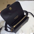 B-Berry - BB  The Small Buckle Bag In House Check Black For Women, Bags 7.5in/19LO