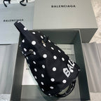BLN-Ciaga Le Cagole Medium Bucket Bag In Black, For Women,  Bags 11.8in/30LO