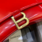 BLN-Ciaga Hourglass Small Handbag In Bright Red, For Women,  Bags 9in/23LO 5935461QJ4M6406