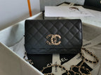 CHL - Mini Flap Bag Black For Women 7.2in/18.5LO
