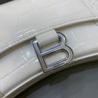 BLN-Ciaga Hourglass Wallet On Chain in White, For Women,  Bags 9in/23LO