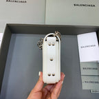 BLN-Ciaga Bondage Wallet With Chain White, For Women,  Bags 8in/20LO