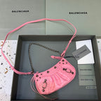 BLN-Ciaga Le Cagole Mini Bag With Chain In Pink, For Women,  Bags 8.2in/21LO