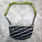 BLN-Ciaga Souvenir XXS Belt Bag In Black, For Women,  Bags 11.8in/30LO