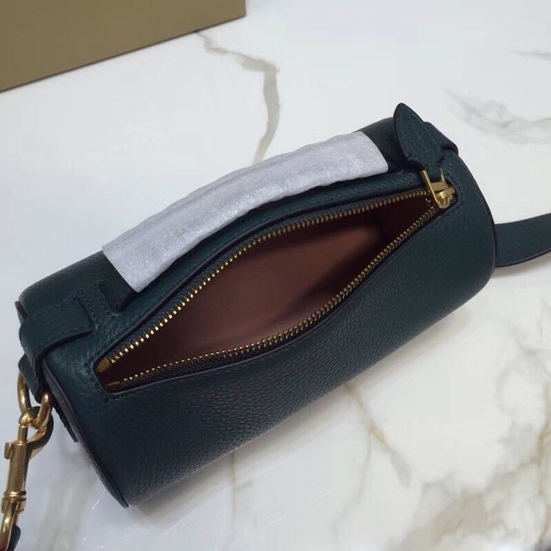 B-Berry - BB  Barrel Bag Green For Women, Bags 8.3in/21LO
