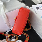 CHL - Mini Flap Bag With Top Handle Gold Hardware Red For Women Handbags, Shoulder Bags 7.9in/20LO AS2431 