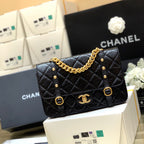 CHL -  Co Co Shoulder Bag Gold Chain Black 9.8in/25LO