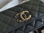 CHL - Mini Flap Bag Black For Women 7.2in/18.5LO