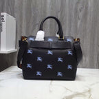B-Berry - BB  The Small Equestrian Knight Top Handle Belt Bag Black For Women, Bags 14in/36LO